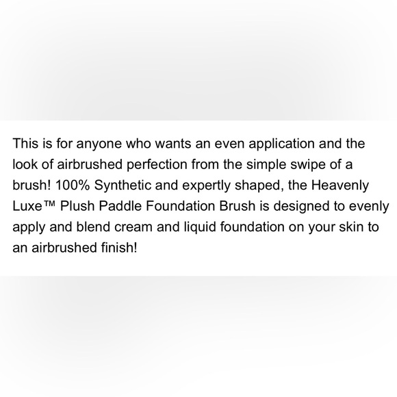 ONLY 1! It Cosmetics Heavenly Luxe Foundation Paddle Brush 🪞NEW IN BOX - Picture 4 of 4